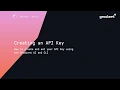Gradient Tutorial Creating and Using API Keys