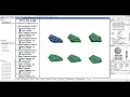 simulation using PFC Itasca
