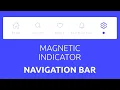 Magnetic Indicator Navigation Bar In HTML CSS and Javascript Menu Tabs bar Menu Indicator Bar