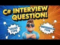 C Interview Question Explained Value Type vs Reference Type Beginner Friendly