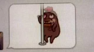 Hilarious pole dancing chicken GIF