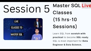 SQL Session 5