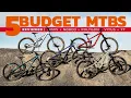 Budget MTB Group Review - Sub- 3 000 Mountain Bikes Tested