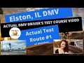Chicago DMV Test Route North Elston IL Behind the Wheel Driver s License Road Test Course