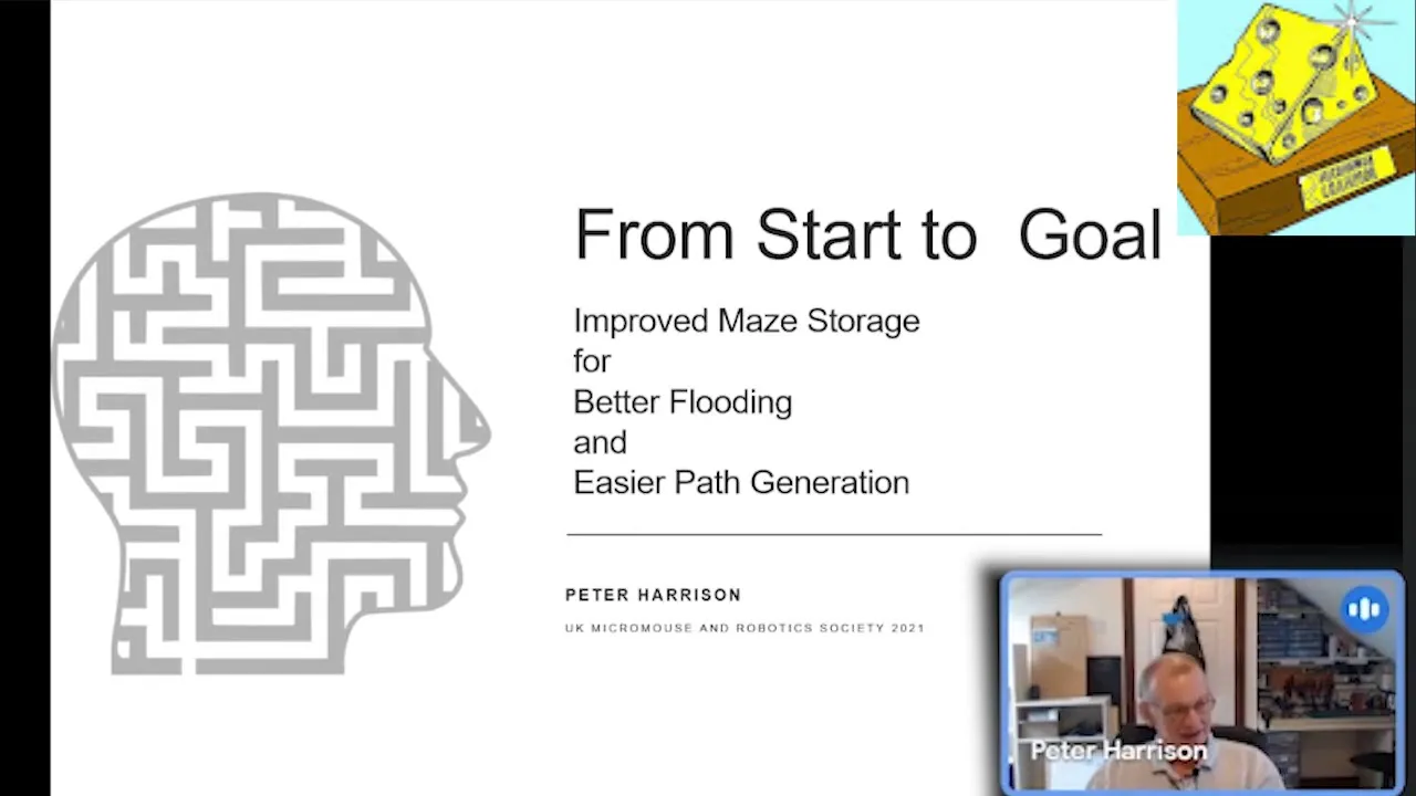 Minos 2021 Micromouse conference "From start to goal improved maze storage"