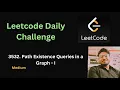 Path Existence Queries in a Graph I Leetcode - 3532
