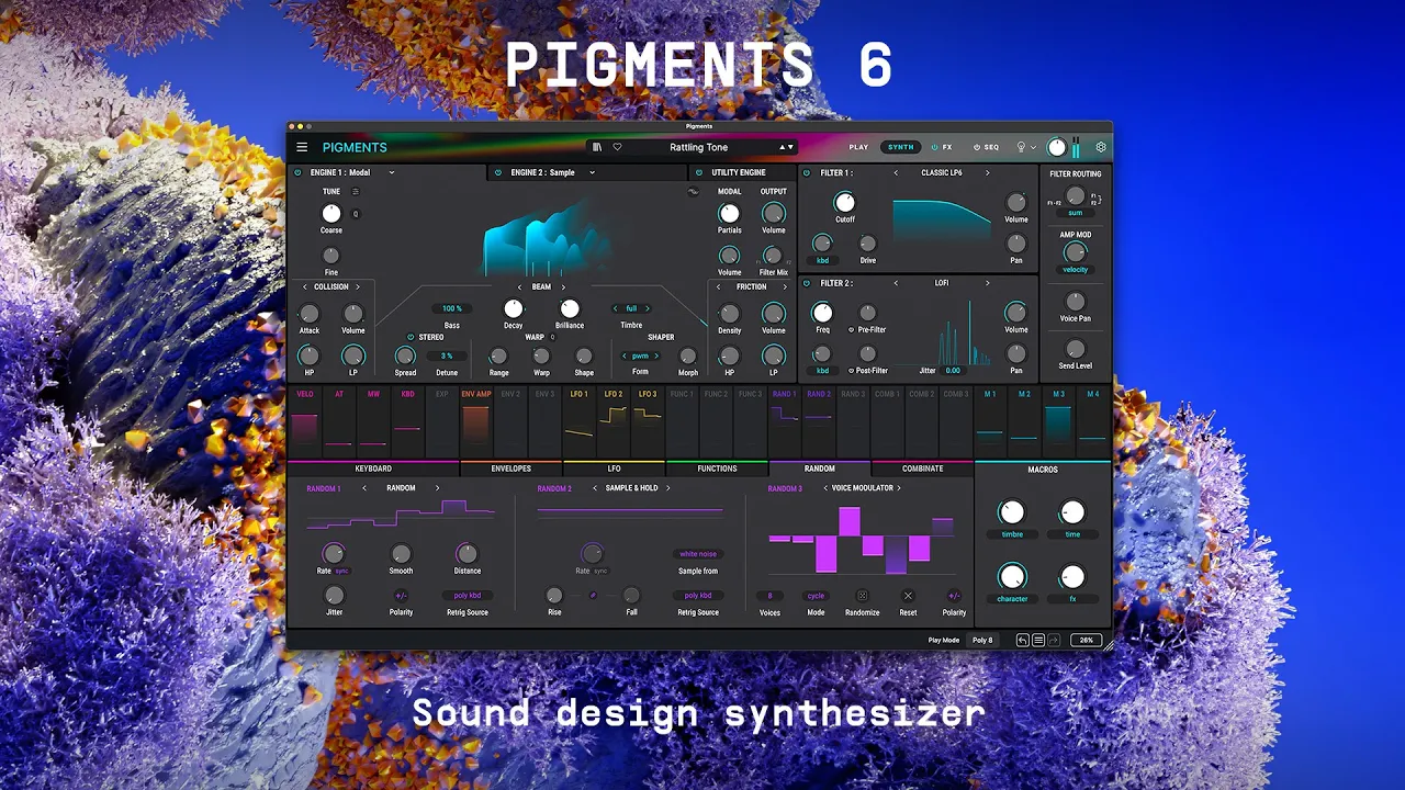 Pigments 6 | Sound design synthesizer | ARTURIA