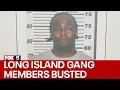 Suspected gang members busted on Long Island