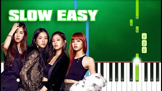 Download BLACKPINK - Pretty Savage (Slow Easy Piano Tutorial) (Anyone Can Play) MP3