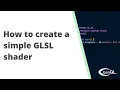 2 How to create a simple GLSL shader in VSCode - Shader Course