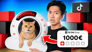TIKTOK M’A FAIT ACHETER LES PIRES OBJETS POUR CHAT ! 🙀