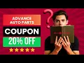 Advance Auto Parts Coupon Code Advance Auto Parts Discount Code 20 OFF