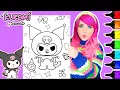Coloring Kuromi Sanrio Coloring Page Ohuhu Art Markers