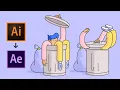 Lagu Illustrator to After Effects ft. Burnt Toast - Animation Workflow \u0026 Tutorial