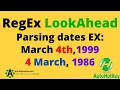Grabbing a date from a string with Regex Look ahead