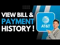 How to View Your Bill and Payment History on AT T