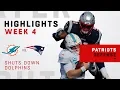 Pats Defense Shuts Down Dolphins in Week 4