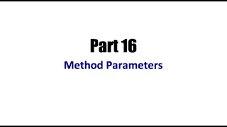 Learn Java Tutorial for Beginners Part 16 Method Parameters using Eclipse IDE with Code Explanation