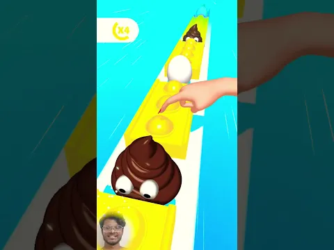 Egg and Poop 💩 Not Touching Gameplay Ep1 #shortvideo