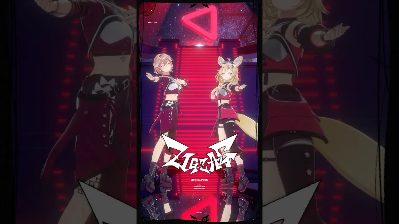 ルイのZIG-ZAGをポルカも一緒に踊ってみた！！！ #ZIGZAGdance #VTuber #ホロライブ #shorts