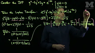 Using the Laplace Transform to Solve an Initial Value Problem An Example