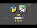 CSS selectors Basics Python selenium Telugu