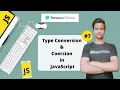 Type Conversion Coercion JavaScript Web Development Newton School