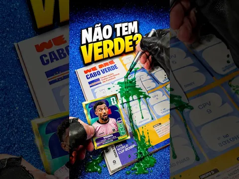 Como DESENHAR a bandeira de CABO VERDE sem VERDE? Álbum de Figurinhas da Copa 2026