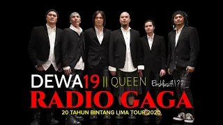 Download RADIO GA GA || DEWA 19 CHECK SOUND || QUEEN COVER || 20 TAHUN BINTANG LIMA TOUR 2020 MP3