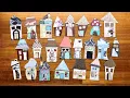 Whimsical Art Houses - Easy Tags for Junk Journals Scrap Busting