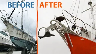 ⛵️Raising our anchor for the first time!! 🤩#151