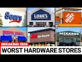 5 WORST and 5 BEST Hardware Stores in America in 2026 Brands Audit