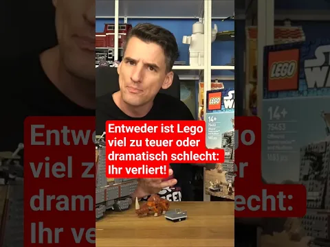 Der Kunde verliert bei Lego auf jeden Fall - so oder so. Star Wars 75453 Sandcrawler