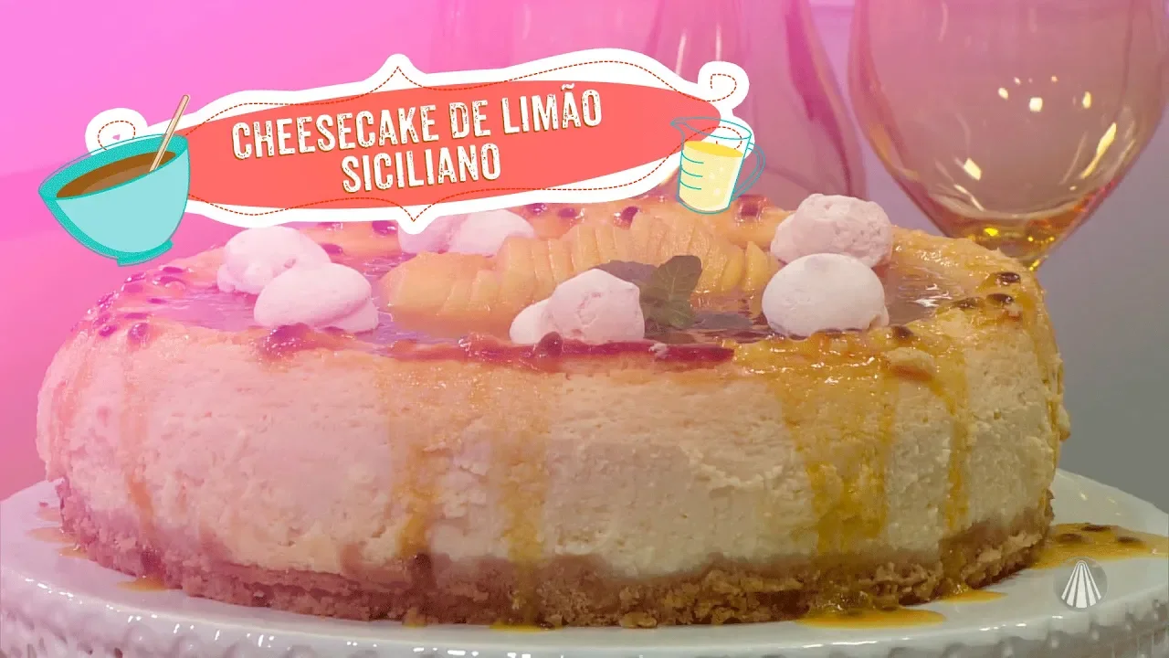CHEESECAKE DE LIMÃO SICILIANO POR DANILO GALHARDO
