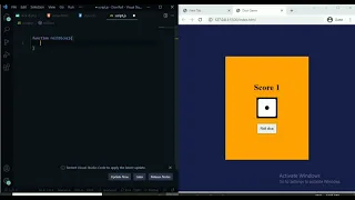Dice Roll HTML CSS JAVASCRIPT Tiny Project