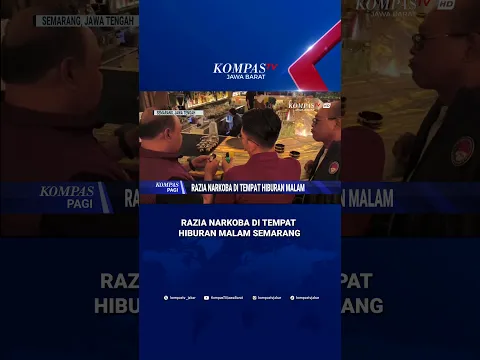 Petugas Razia Narkoba di Tempat Hiburan Malam Semarang #shorts