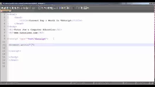 Current Day And Month in VBScript Tamil