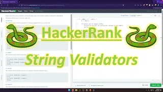 HackerRank Python String Validators