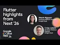 Full-stack Dart is here Top 5 Flutter highlights from Cloud Next 26