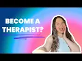 HOW TO BECOME A THERAPIST What I wish I knew grad school tips tricks