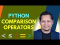 Python Comparison Operators A Beginner s Guide Tutorial 8