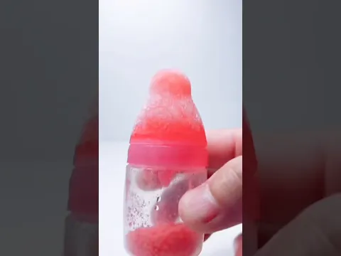 Transforming powder candy bottle into popsicle #shorts #DreamTrackAI