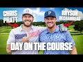 Download Lagu A Day On The Course With Chris Pratt | Bryson DeChambeau