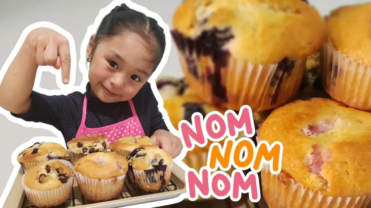 Muffin with 3 Different Flavors in 1 Recipe   Learn Baking