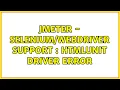 Jmeter - Support HTMLUNIT driver error