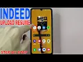 How To Upload Resume On Indeed