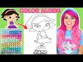 Color June from Little Einsteins With Me COLOR ALONG WITH KIMMI