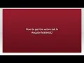 How to get the active tab In Angular Material2