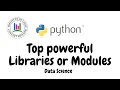Python useful Libraries Every Developer Needs to Know Python libraries for data science