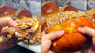 #بريوش مشكلط طري من الداخل وطبقة مقرمشة من برا بزاااف بنين لقهوة العصر👆